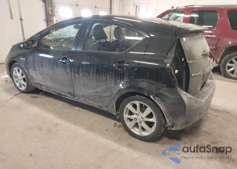 2013 Toyota Prius C Four from USA, damaged, VIN JTDKDTB35D1040807